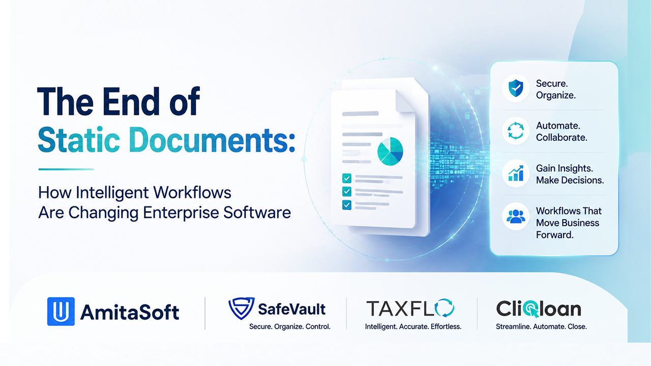 Illustration for The End of Static Documents: How Intelligent Workflows Are Changing Enterprise Software